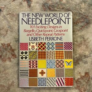 Sought After Needlepoint Book by Lisbeth Perron - The New World of Needlepoint